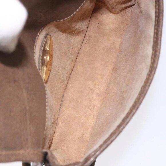 GUCCI GG Plus Supreme Shoulder Bag PVC Beige Gold Auth th6187 - Picture 11 of 16